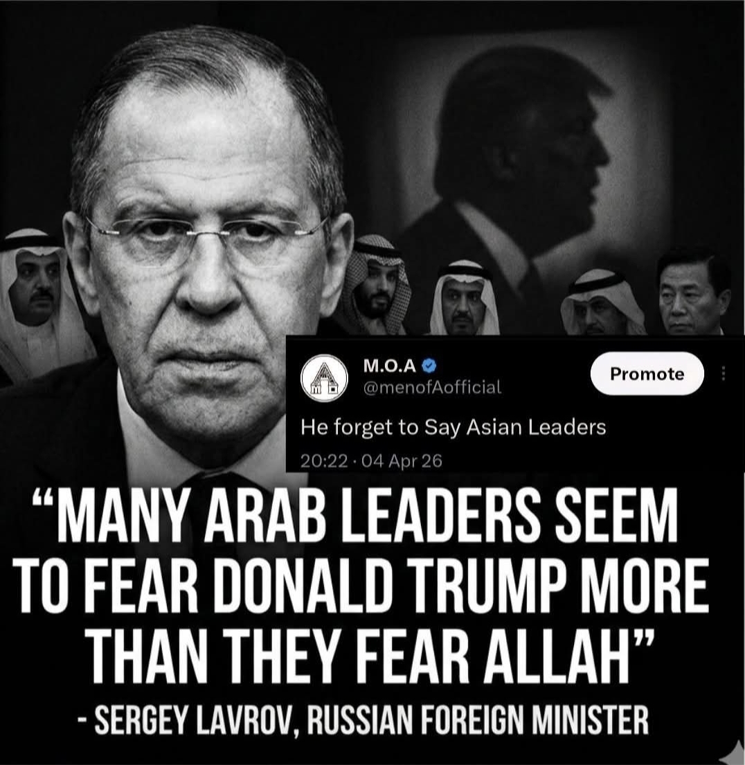 Viral Kutipan Lavrov Sebut Pemimpin Arab Lebih Takut Trump daripada Allah, Padahal Begini Faktanya dalam Hukum Islam!